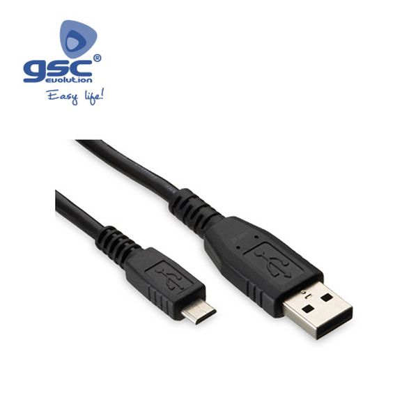 Cable USB mâle a micro USB mâle 2.0 - 1M | 001401688
