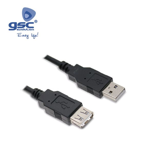 Cable USB mâle a USB femelle 2.0 - 1.8M | 001401691