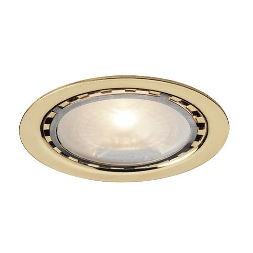 Luminaire  Spot Encastré fixe blanc 12V 20W (ampoule et alim non inclus)
