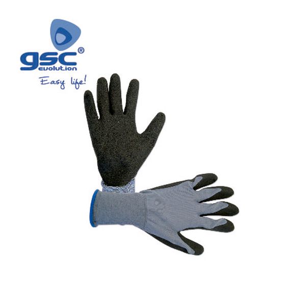 Paire de gants fins en PVC Taille 10 - Noir | 003302066