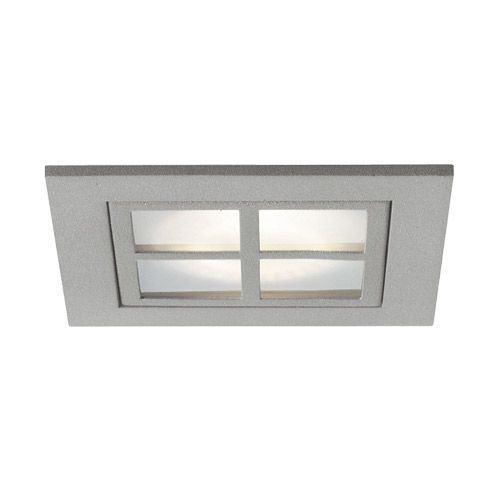 Luminaire  Spot Encastré fixe gris 12V 20W (ampoule et alim non inclus)