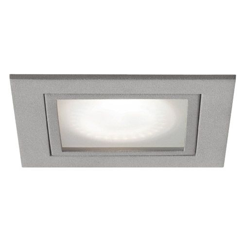 Luminaire  Spot Encastré fixe gris 12V 20W (ampoule et alim non inclus)