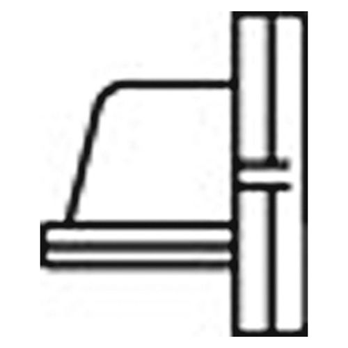Luminaire  Embout Rail 12V blanc