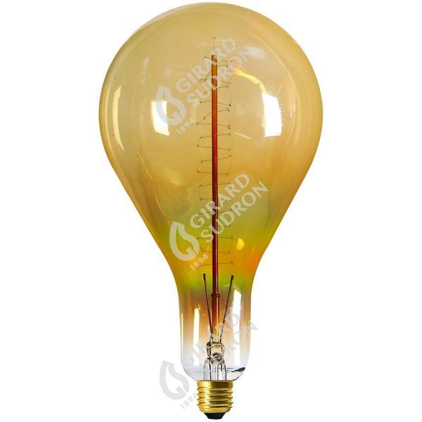 Geant bulb ambre filament spirale 24w e27 ø 162mm 24976