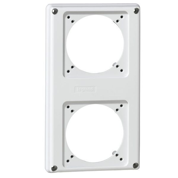 Plastron P17 220X125Mm Recevant 2 Prises 16A Pour Composer U legrand 057713