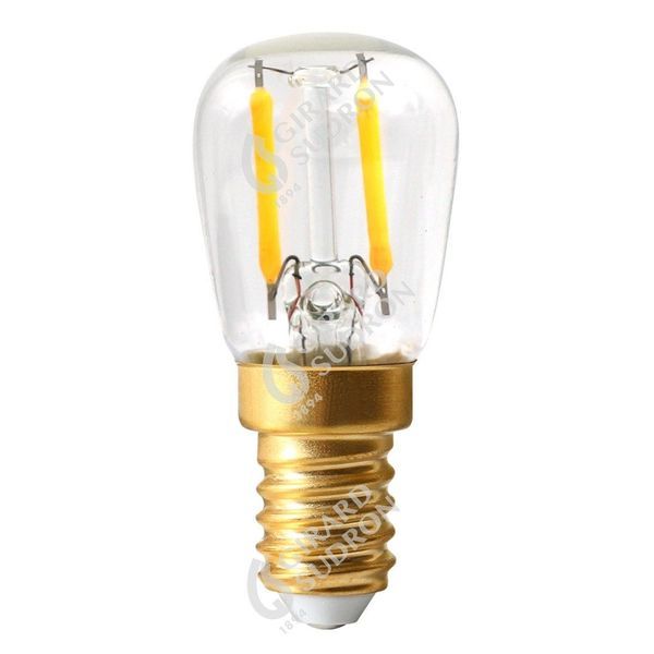 Lampe tube poire filament led e14 2700k 1.2w 120lm 893011