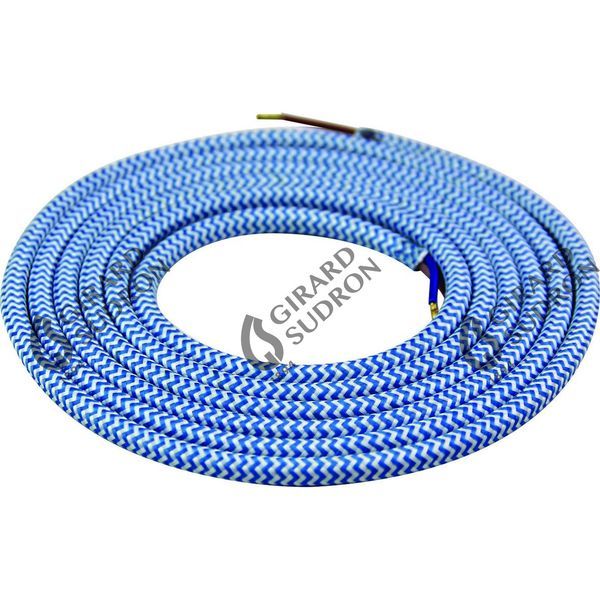 Câble rond chin bleu 2 mtres 2 x 0,75mm2 189623