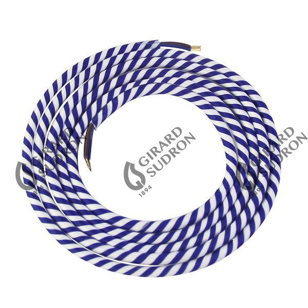 Câble rond spirale bleu blanc 2 mtres 2 x 0,75mm2 189642