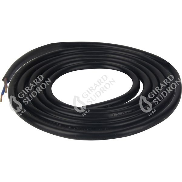 Câble pvc rond 2 x 0.75mm² l.2m noir 302201