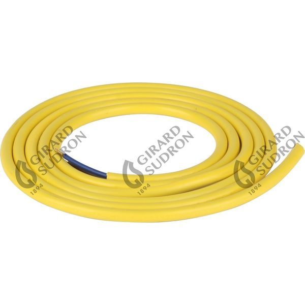 Câble pvc rond 2 x 0.75mm² l.2m jaune citron 302204