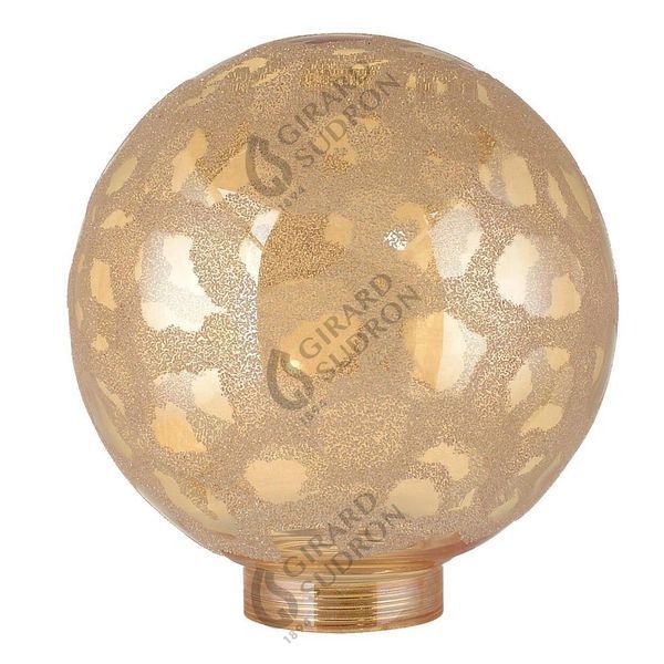 Globe d.100 givre ambre p de vis 31,5mm 18463