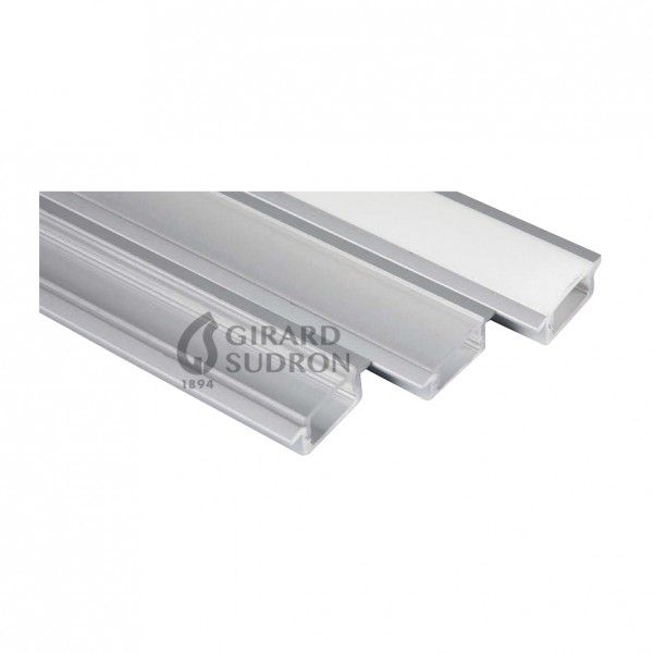 Profile aluminium encastrer 23.2x8 clair 164403