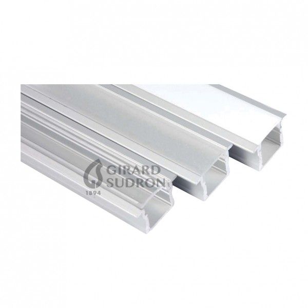 Profile aluminium encastrer 23.2x15.5 clair 164421