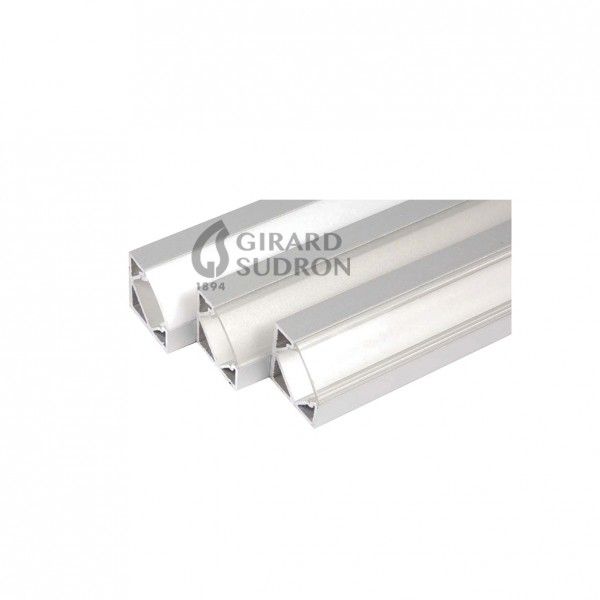 Profile aluminium d’angle 9045° 18.5x18.5 clair 164435