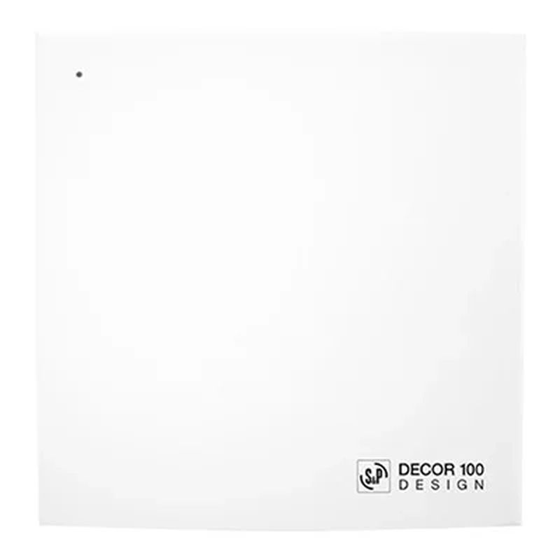 [UNE-401448] Aérateur extra-plat design, 80 m3/h, 10,7W, hygro et tempo réglable, D 100 mm