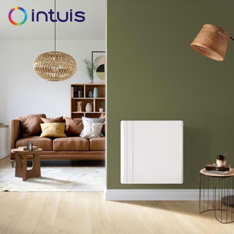 Chamane radiateur horizontal - 750 watts - blanc