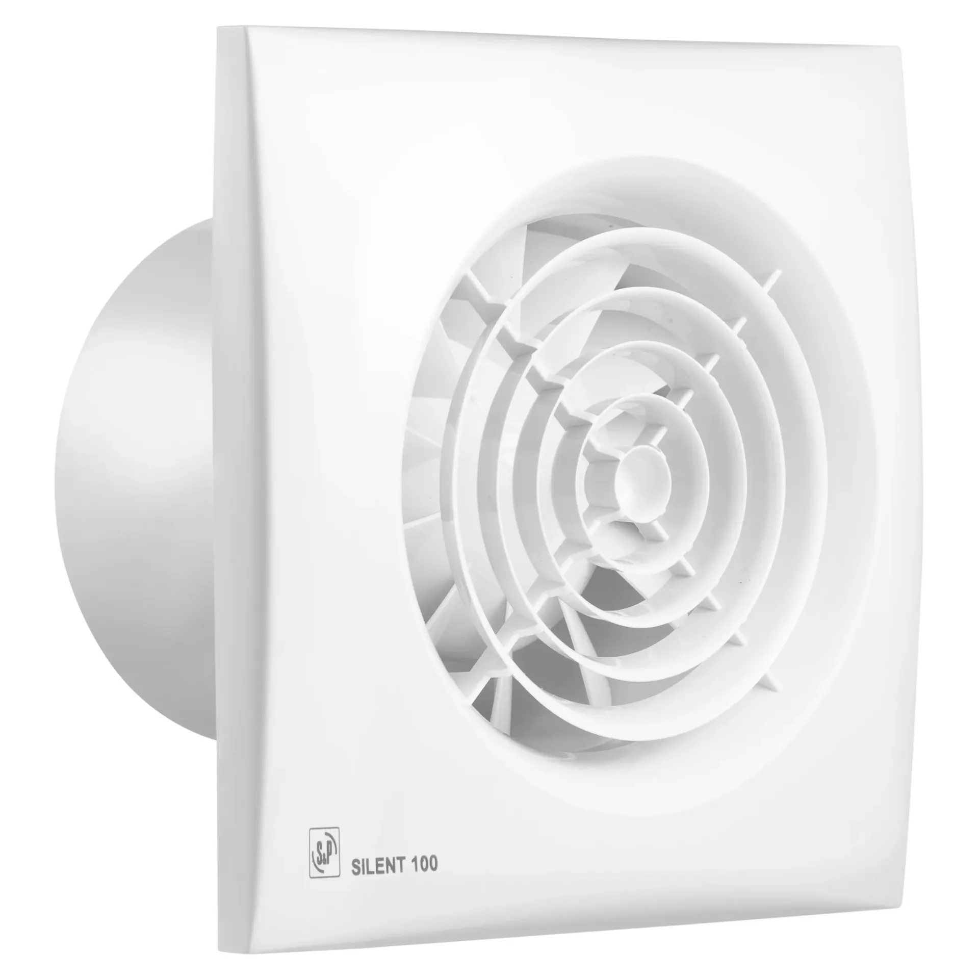Extracteur silencieux D100mm 95m³/h avec temporisation réglable Silent-100 CRZ 230V