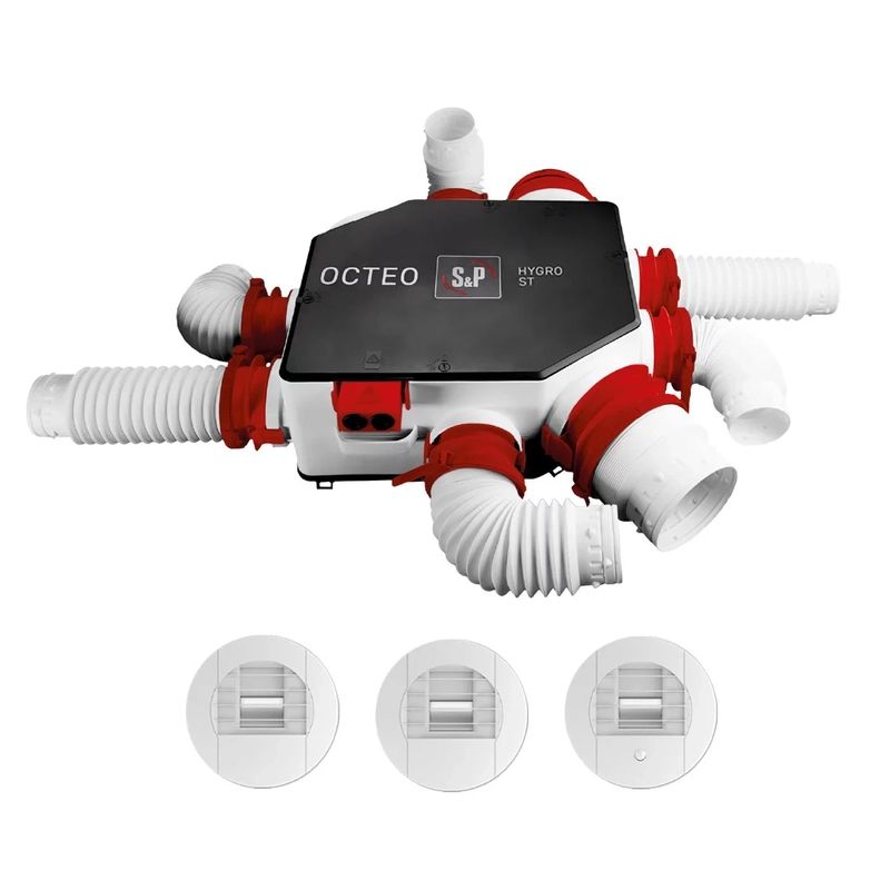 [UNE-607711] Kit VMC Hygro Standard pour logement (rénov/remplacement) jusqu'à 6 sanitaires