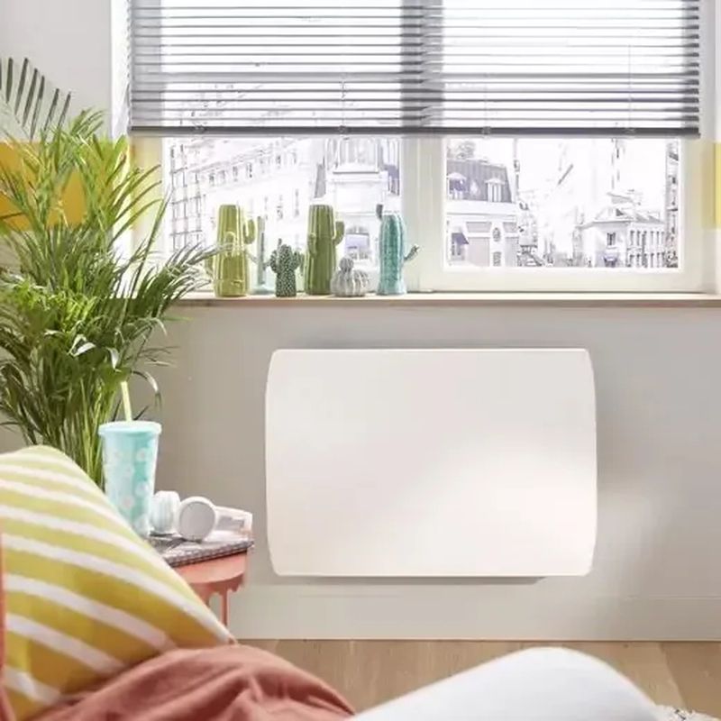 [INT-M163115] Oslo 2 - radiateur horizontal - 1500W - blanc satiné
