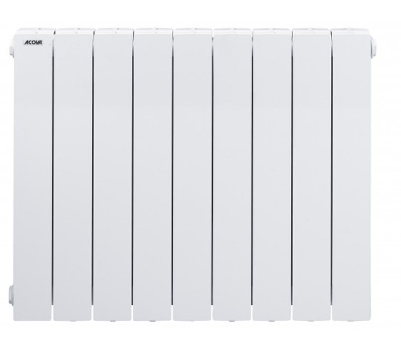 Radiateur acova atoll blanc ral9010 2000w 575x1277mm a_thermostat digital