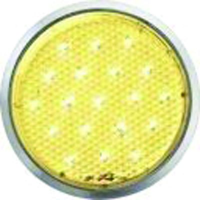 Led Roma Jaune 1W Ø50Mm X 4Mm Ip40 - LEO30830destok