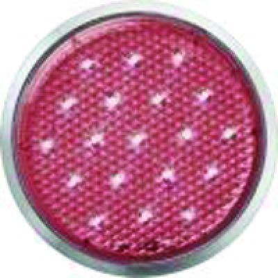 Led Roma Rouge 1W Ø50Mm X 4Mm Ip40 - LEO30831destok