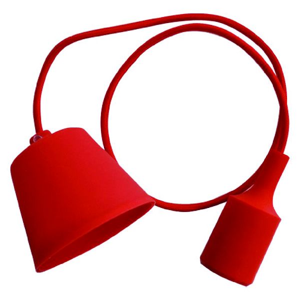 Vt-7228 E27 Pendant Holder-Red - VT-3480destok