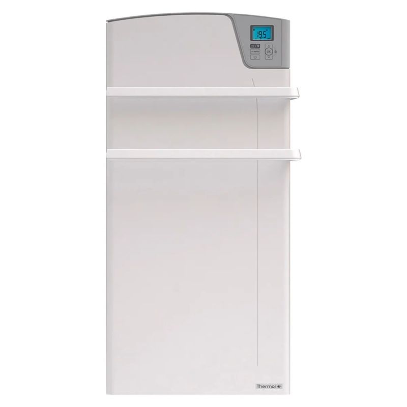 [THE-493151] Sèche-serviettes Majorque digital avec soufflerie 1400W blanc