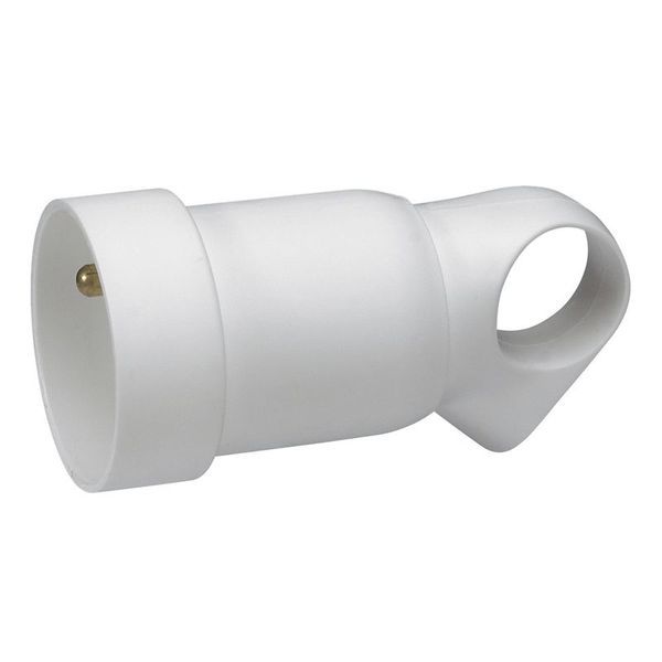 Prolongateur Plastique 2P+T 16A À Anneau Blanc legrand 050421