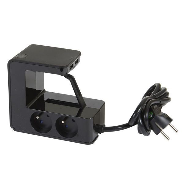 Rallonge Multiprise Clipsable 4X2P+T , 2 Usb Type-A Et 1 Int legrand 050412