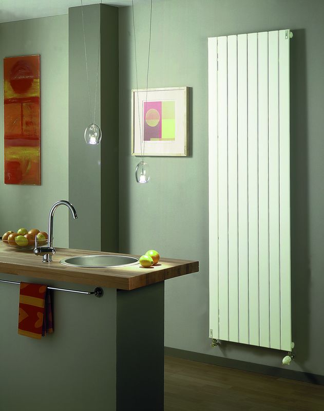 Acova - Fassane EC vert. simple, Blanc RAL 9016, 1651W, H 1600 mm / - HX-160-096