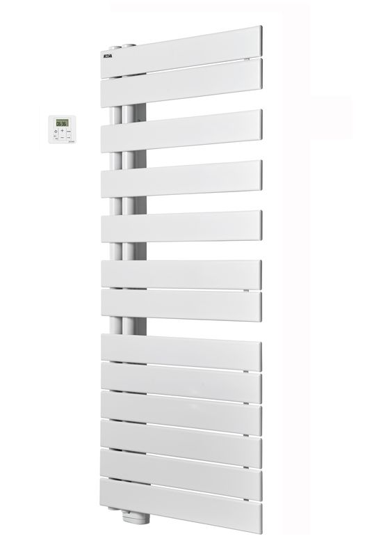 Acova - Fassane Spa Twist EL gauche, cde RF, Blanc RAL 9016, 500W, H - TFLT050-055/GF