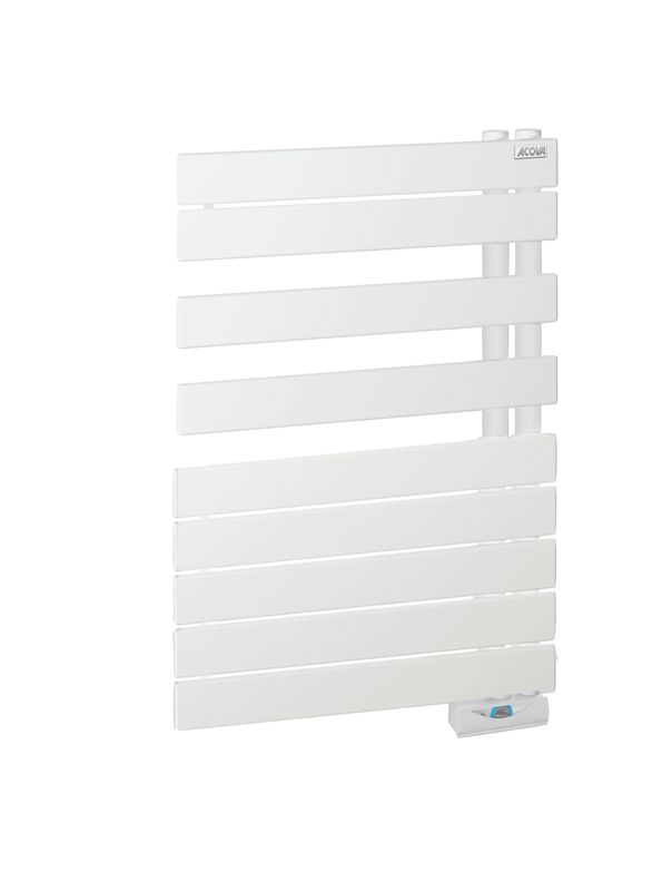 Acova - Fassane Spa Asym EL droite,régul. TF, Blanc RAL 9016, 500W H - TFR050-055TF