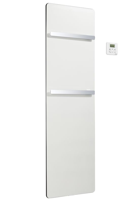 Acova - Plume EL commande RF, Blanc RAL 9016, 350W , H 1250 mm / L 4 - TGP-125-040/GF