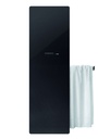 Acova - Versus EL, surface verre en finition noire, 750W , H 1750 mm - VSB-175-048