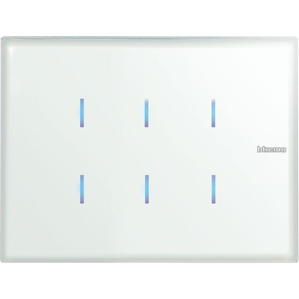 Axolute Dalle Tactile 6 Touches Whice - Bticino HC4657M3KNX