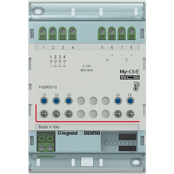Mh Actio Chauf 0-10V Vent/Conv - Bticino F430R3V10