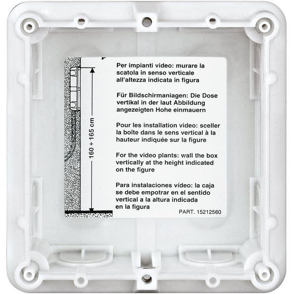 Boite D Encastrement 1 Module - Bticino 350010