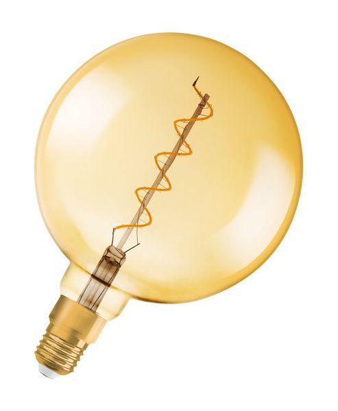 LED 1906 glob28 fil spiral gold E27 5w 300lm - 092013