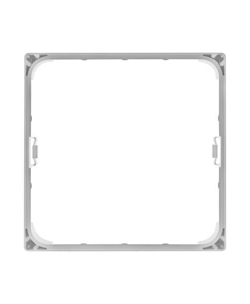 Downlight slim carré 105 cadre saillie blanc - 079397