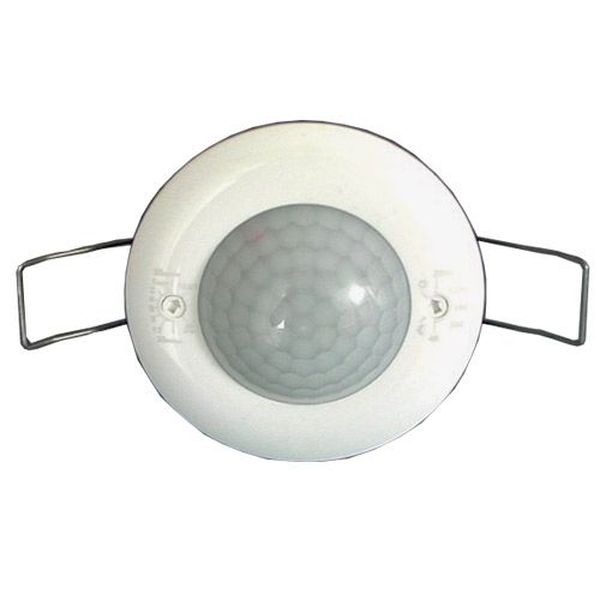 Detecteur Infra Rouge 1 CANAL 360° 1000W Encastre Blanc 