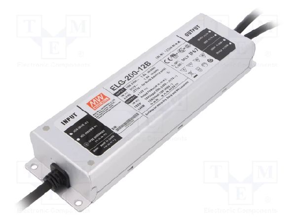 Alimentation LED 12V 200W IP67 Dimmable