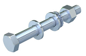 Boulon à tête hexagonale SKS 10x25 F 3160734