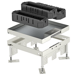 Cassette sur pied avec paniers RKSN2 9 KU V25 7429622