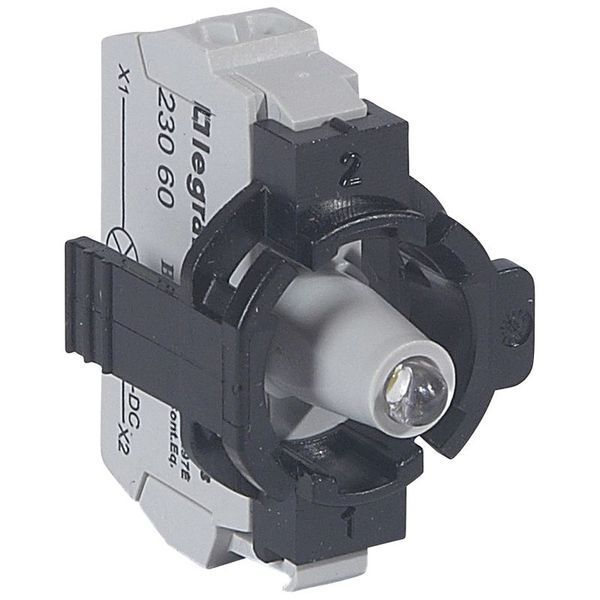 Acs S/Ens 1P Bloc Led 24V Blanc Ressort legrand 023110