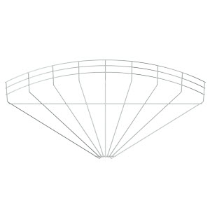 Coude en treillis à 90° GRB 90 160 G 6002384