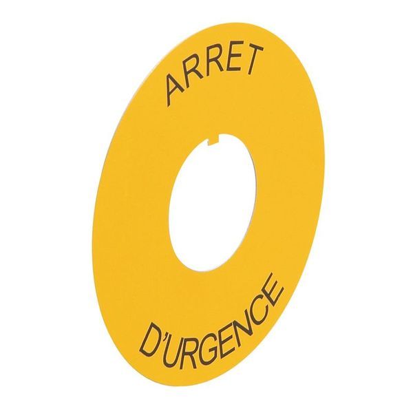 Etiquette D80 Arret D'Urgence legrand 024177