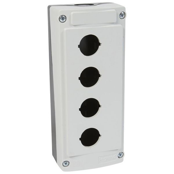 Boitier Vide 4 Trous Gris legrand 024204