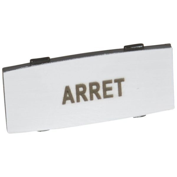 Insert Marque Arret legrand 024334