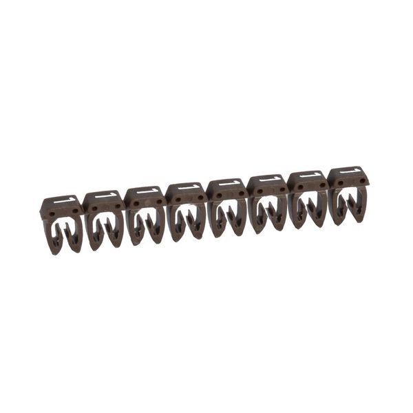 Repère Cab 3 Pour Filerie 4Mm² À 6Mm² Avec Chiffre 1 Brun legrand 038231